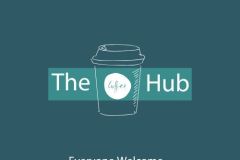 Modern Hand Drawn Horizontal Mug Coffee Shop Logo - 1